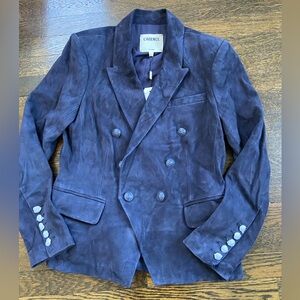 Lagence Kenzie Suede Blazer NWT